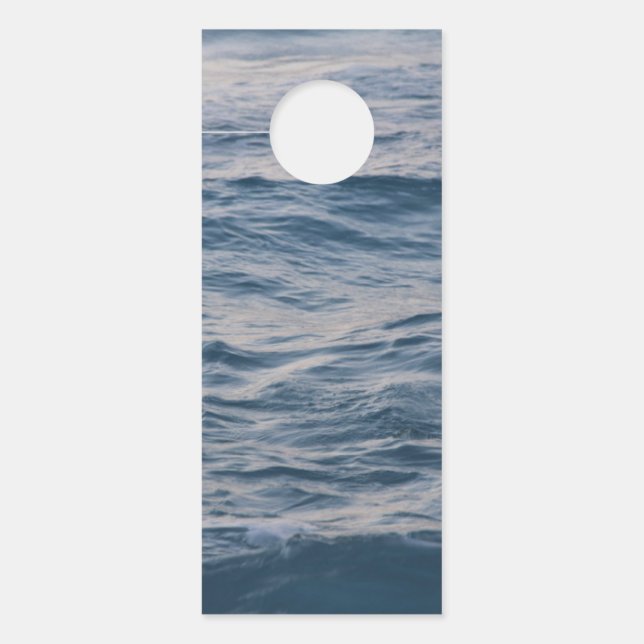 Sea water closeup  door hanger (Front)