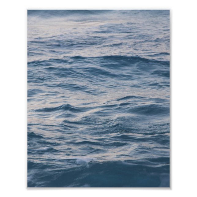 Sea water closeup photo print (Front)