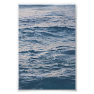 Sea water closeup photo print