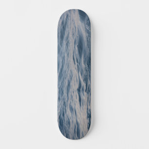 Sea water closeup skateboard