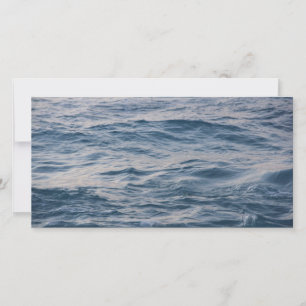 Sea water closeup thank you card