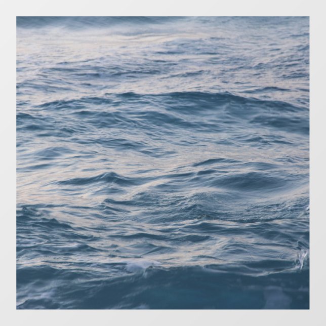 Sea water closeup  window cling (Sheet)