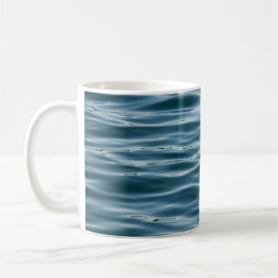 Sea water in the morning coffee mug