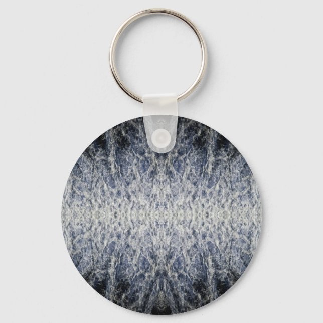 Sea water pattern keychain (Front)