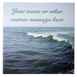 Sea Water Personalized Tile