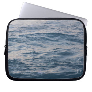 Sea Water Ripple Close-Up Photo - Laptop Sleeve