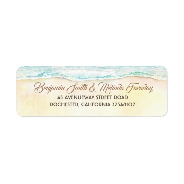 Sea Wave Beach Wedding (Front)