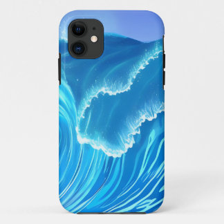 Sea wave design - Flowing Wave  iPhone 11 Case