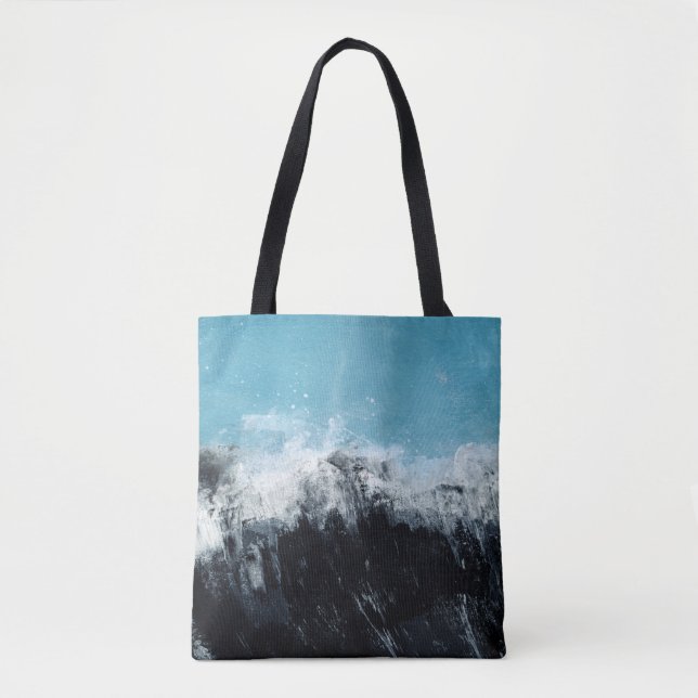 Sea wave. Hand painted illustration Tote Bag (Front)