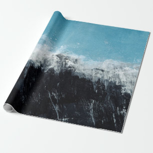 Sea wave. Hand painted illustration Wrapping Paper