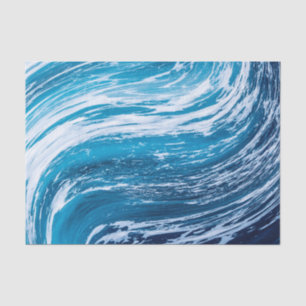 Sea Waves Deep Ocean Water Decoupage Tissue Paper