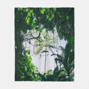 Sea Waves Fleece Blanket