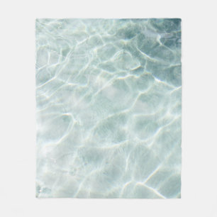 Sea Waves Fleece Blanket