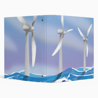 Sea Wind Power turbines Binder