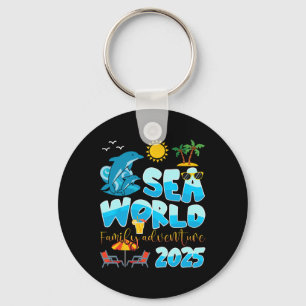 Sea World Dolphin Family Adventure Trip 2025 Sprin Keychain