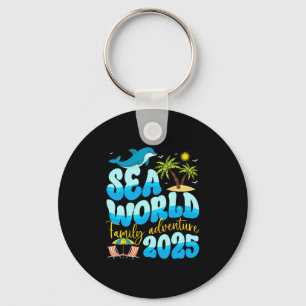 Sea World Dolphin Family Adventure Trip 2025 Sprin Keychain