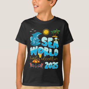 Sea World Dolphin Family Adventure Trip 2025 Sprin T-Shirt