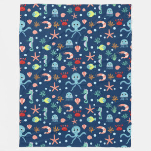 Sea World Fleece Blanket