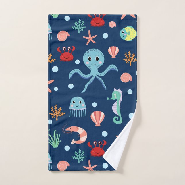 Sea World Hand Towel (Hand Towel)
