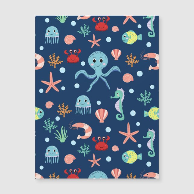 Sea World Magnetic Invitation (Front)