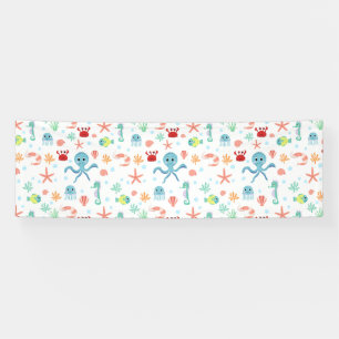 Sea World pattern Banner