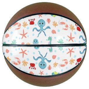 Sea World pattern Basketball