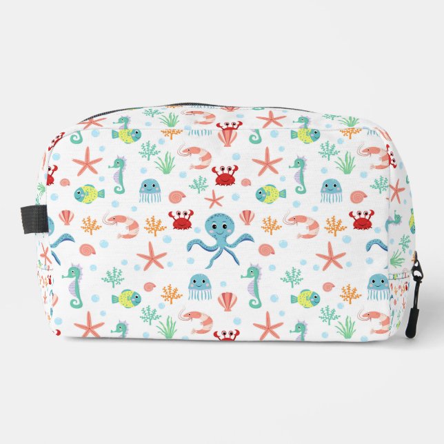 Sea World pattern Dopp Kit (Front)