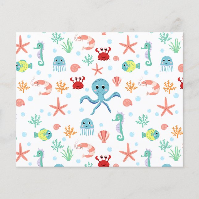 Sea World pattern Flyer (Front)