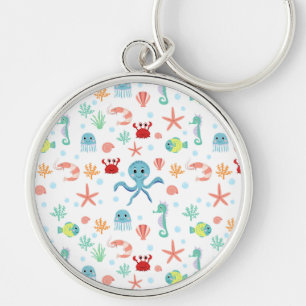 Sea World pattern Keychain