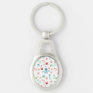 Sea World pattern Keychain