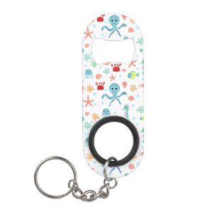 Sea World pattern Keychain Bottle Opener