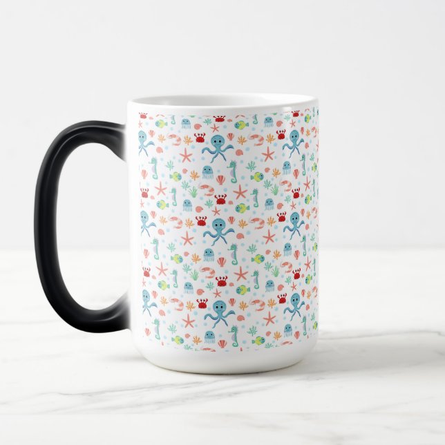 Sea World pattern Magic Mug (Left)