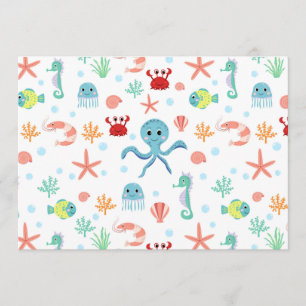 Sea World pattern Menu