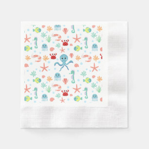 Sea World pattern Napkin