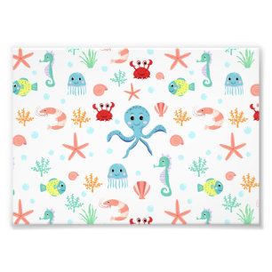 Sea World pattern Photo Print