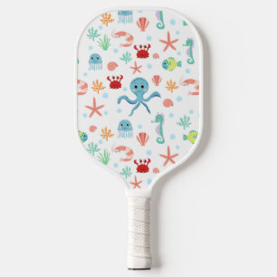 Sea World pattern Pickleball Paddle