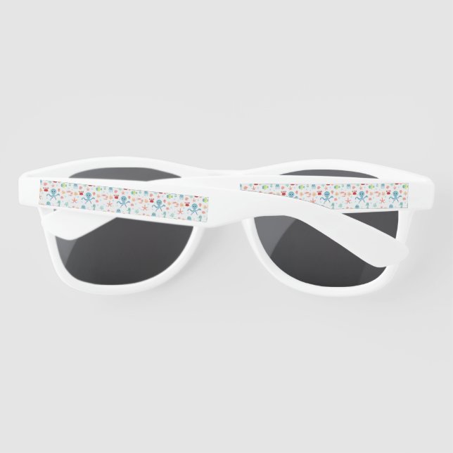 Sea World pattern Sunglasses (Back)