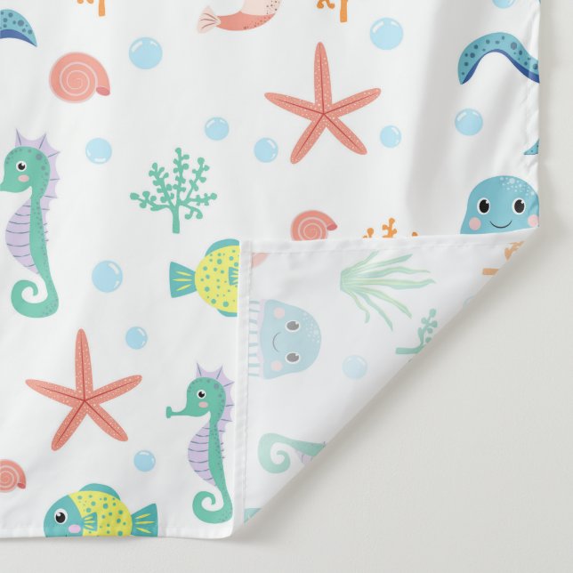 Sea World pattern Tapestry (Detail)