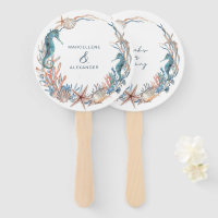 Sea Wreath | Watercolor Beach Wedding
