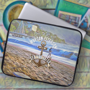 Sea You Later Los Muertos Beach 786 Laptop Sleeve