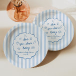 Sea You Soon Baby Coastal Baby Shower Paper Plate<br><div class="desc">This is a Sea You Soon,  Baby Coastal Whimsical Baby Shower Paper Plates!</div>