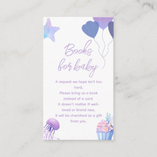 Sea You Soon Baby Ocean Baby Shower Enclosure Card