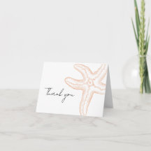 Sea You Soon Baby Shower Blank Thank You Card