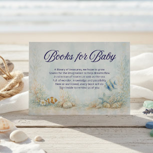 Sea You Soon Baby Shower Books For Baby Enclosure Card