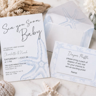 Sea You Soon Baby Shower Coordinating Envelope