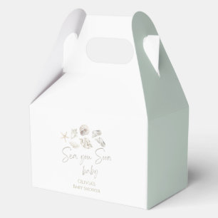 Sea you soon baby shower favor box