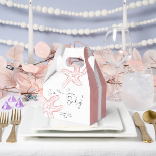 Sea You Soon Baby Shower  Favor Box