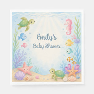 Sea You Soon Baby Shower Napkins