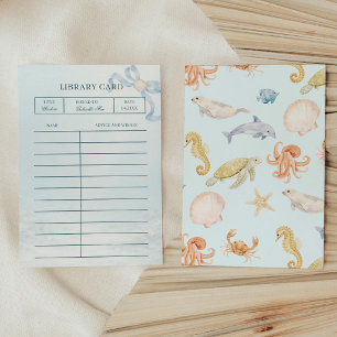 Sea You Soon Rococo Library Advice Card