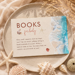Sea you soon seashells sand Books for baby Enclosure Card